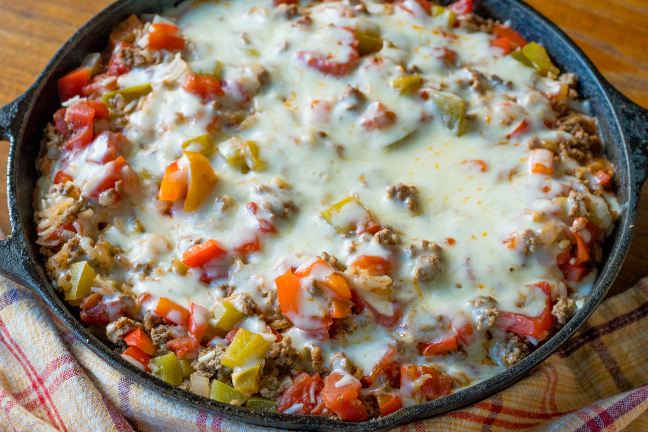 Stuffed Pepper Skillet 12 Tomatoes