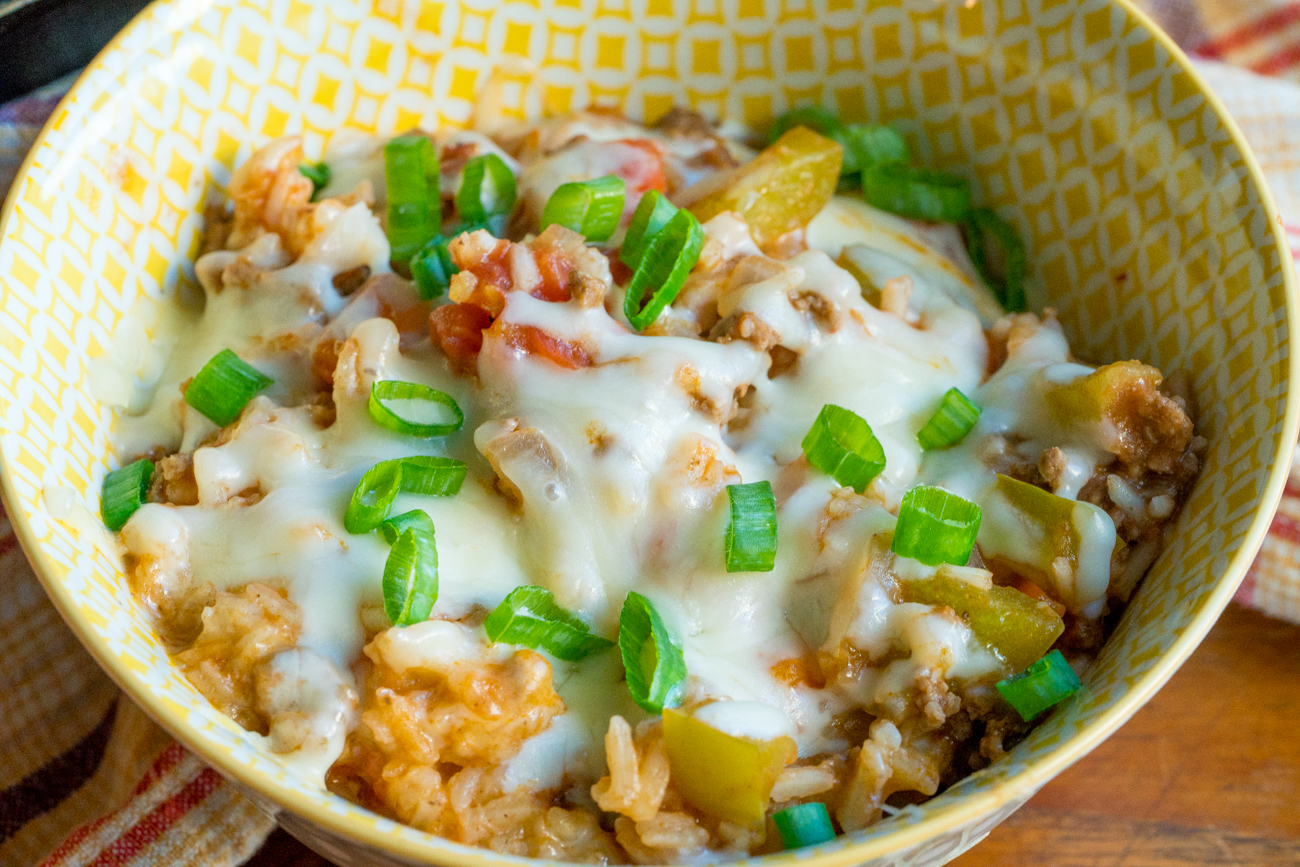 Stuffed Pepper Skillet 12 Tomatoes