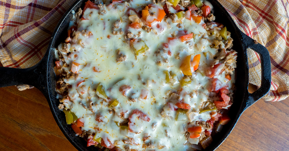 Stuffed Pepper Skillet 12 Tomatoes