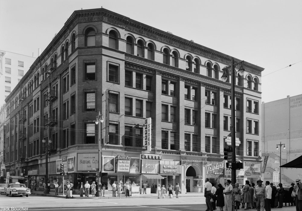 the Bradbury building in 1960