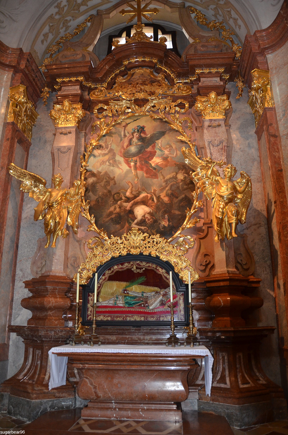 altar to Saint Coloman at Melk Abbey