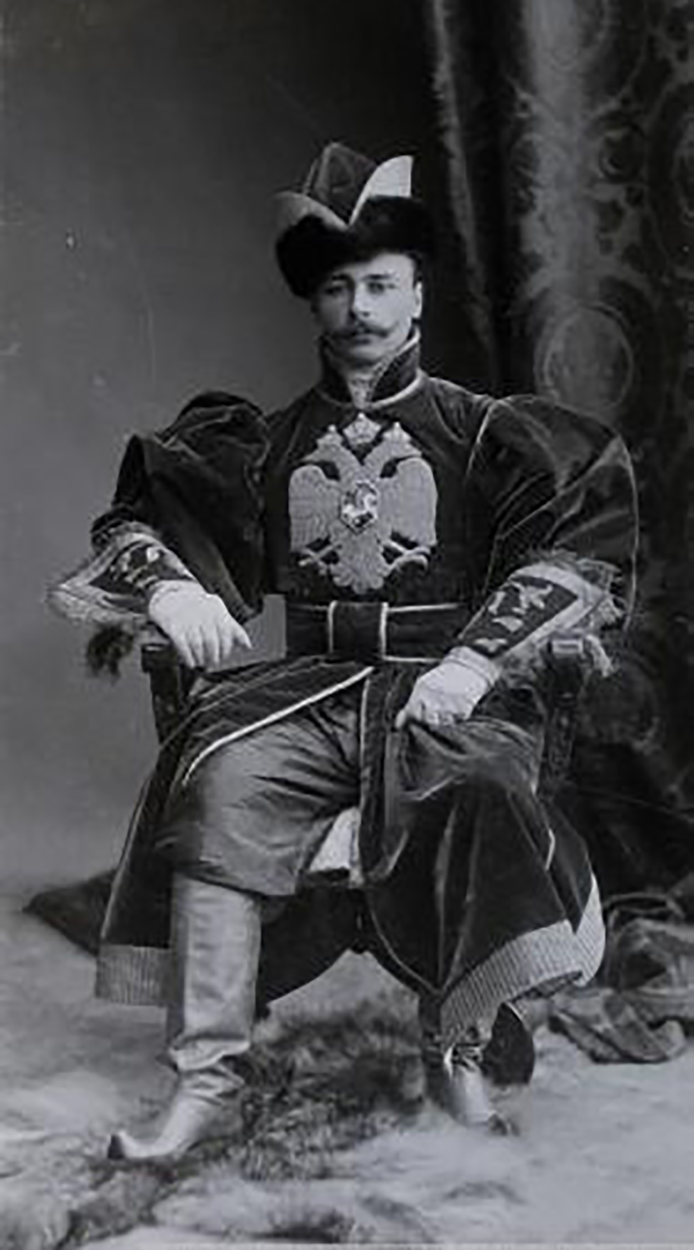 Cornet A.A. Kolubakin at the 1903 Bal