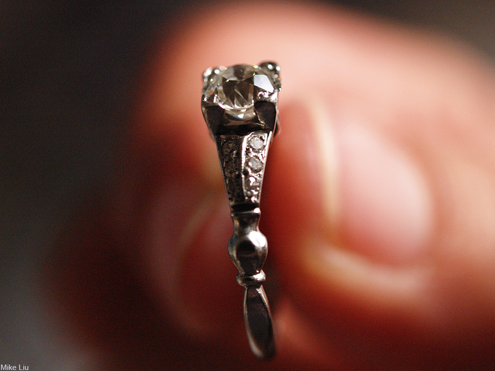 antique engagement ring