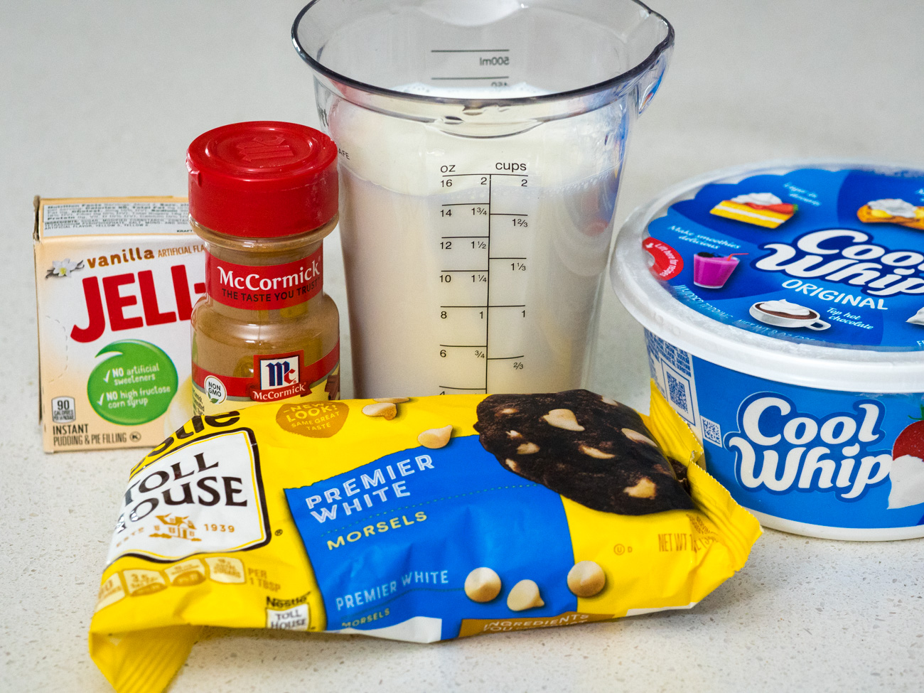 ingredients for Snickerdoodle Pudding 