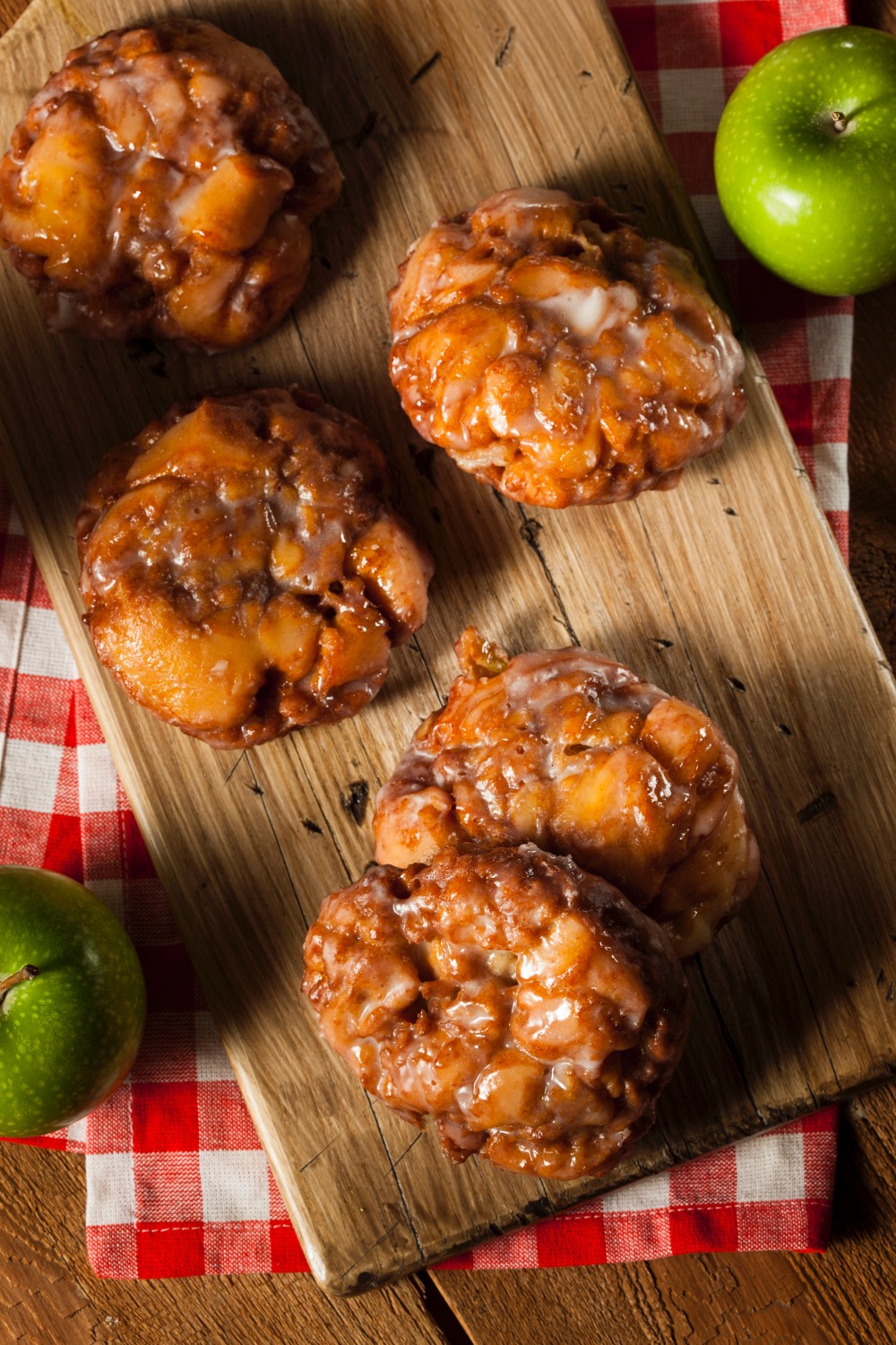 traditional apple fritters