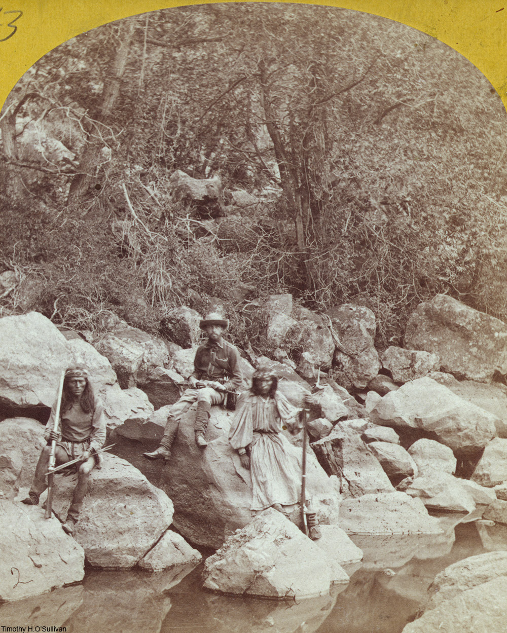 Apache scouts in New Mexico, 1873