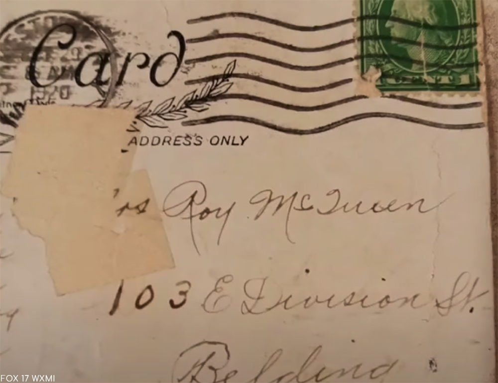 Postcard Delivered 100 Years Too Late