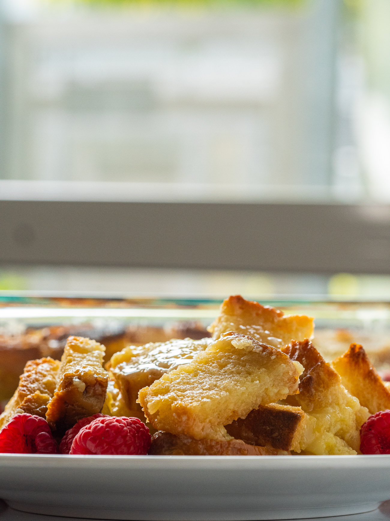 White Chocolate Bread Pudding