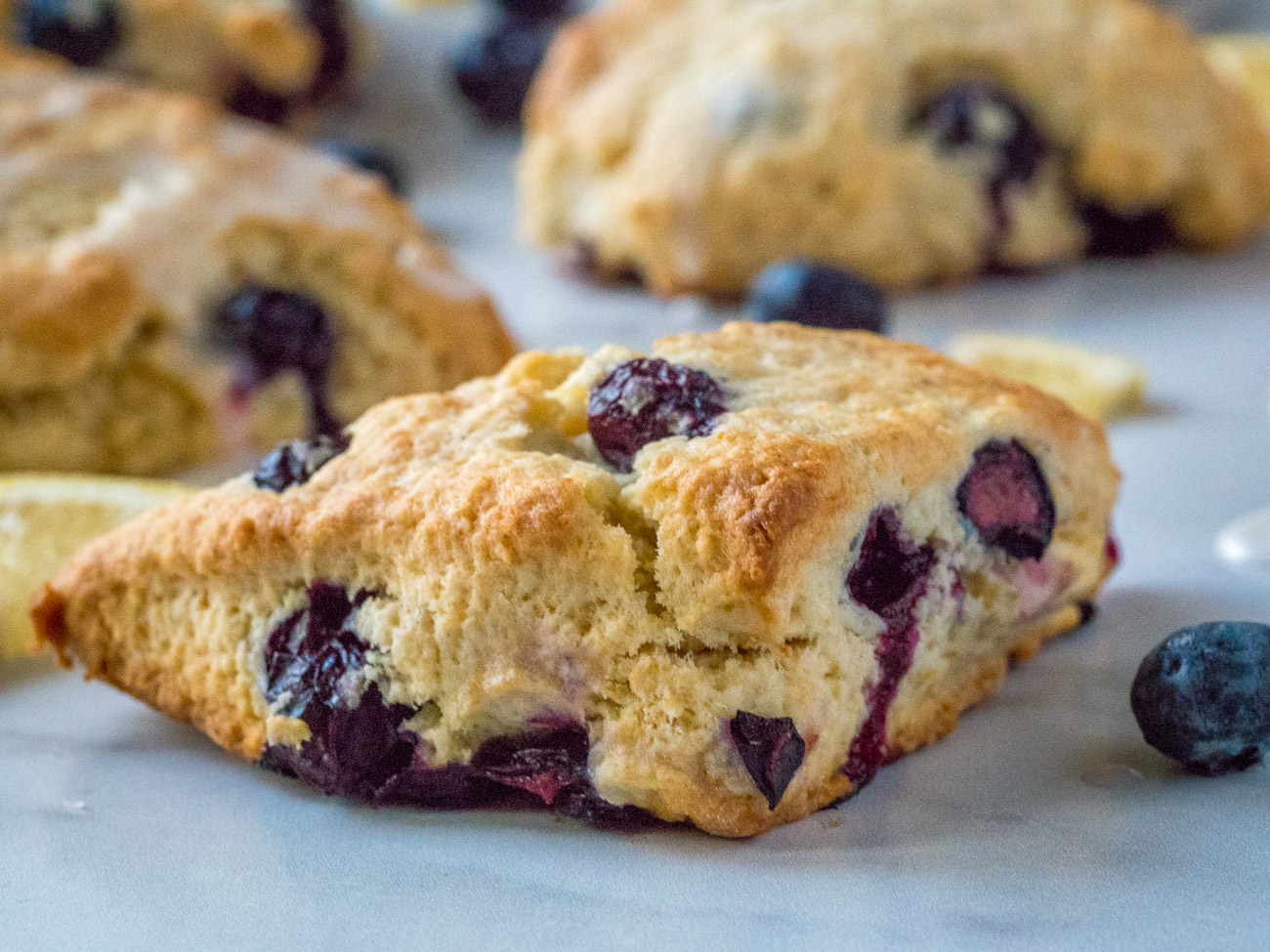 Lemon Blueberry Scones