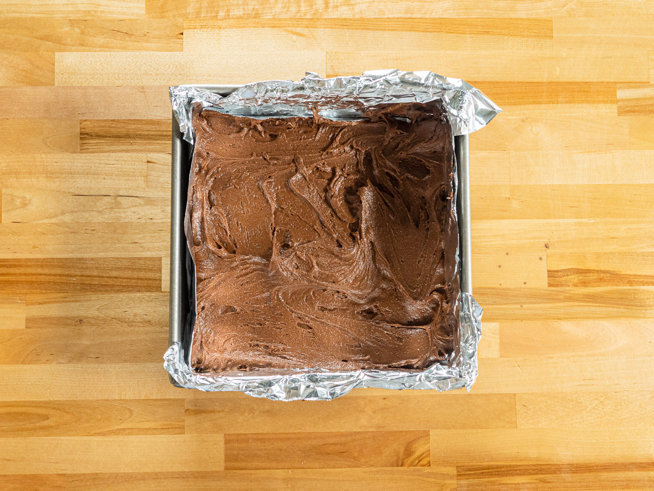 unbaked Lunch Lady Brownies