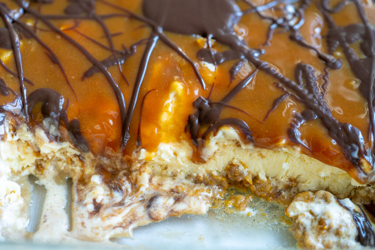 Fried ice cream cake