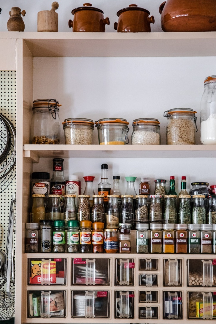 the kitchen at La Pitchoune