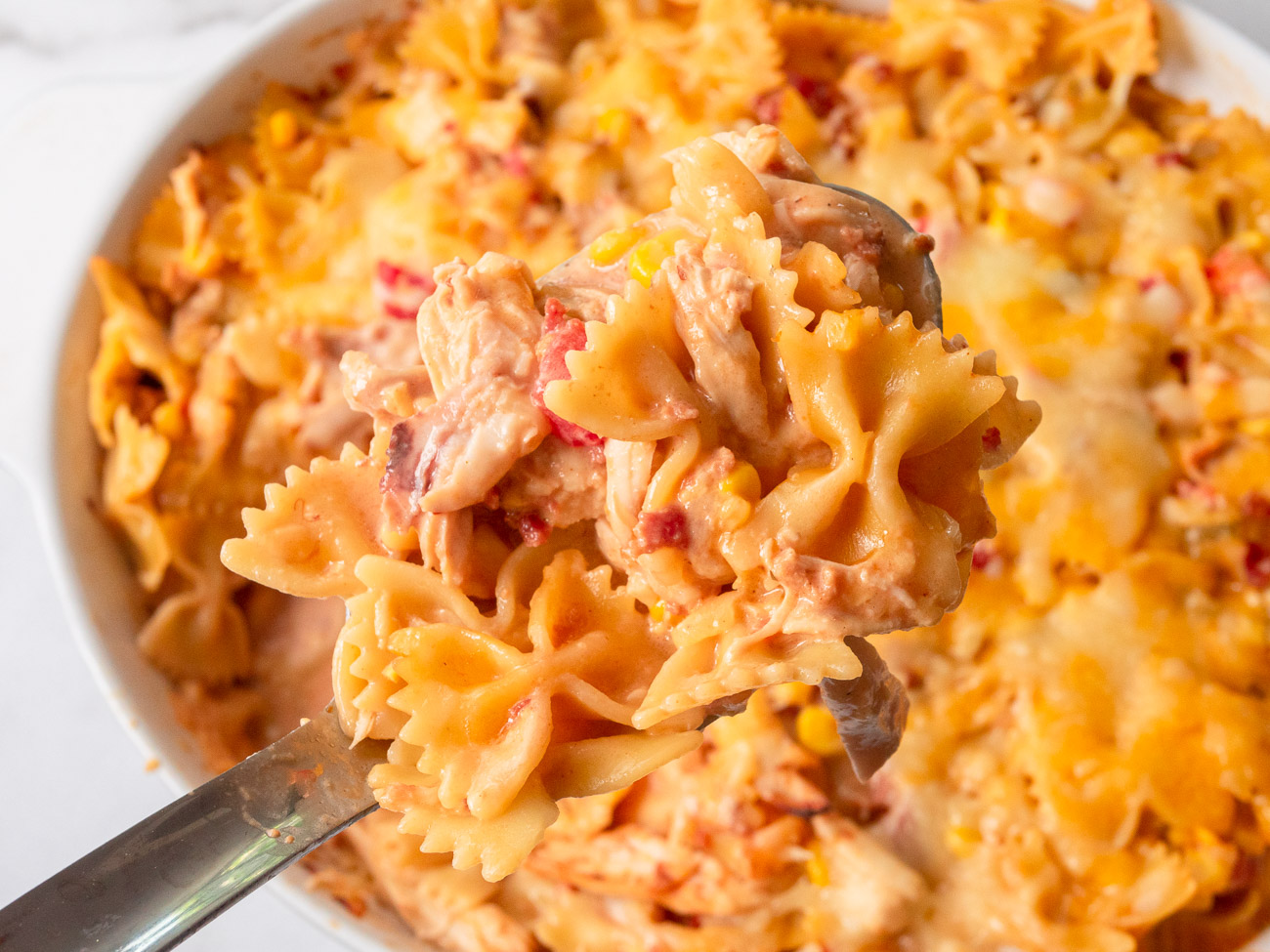 BBQ ranch chicken casserole