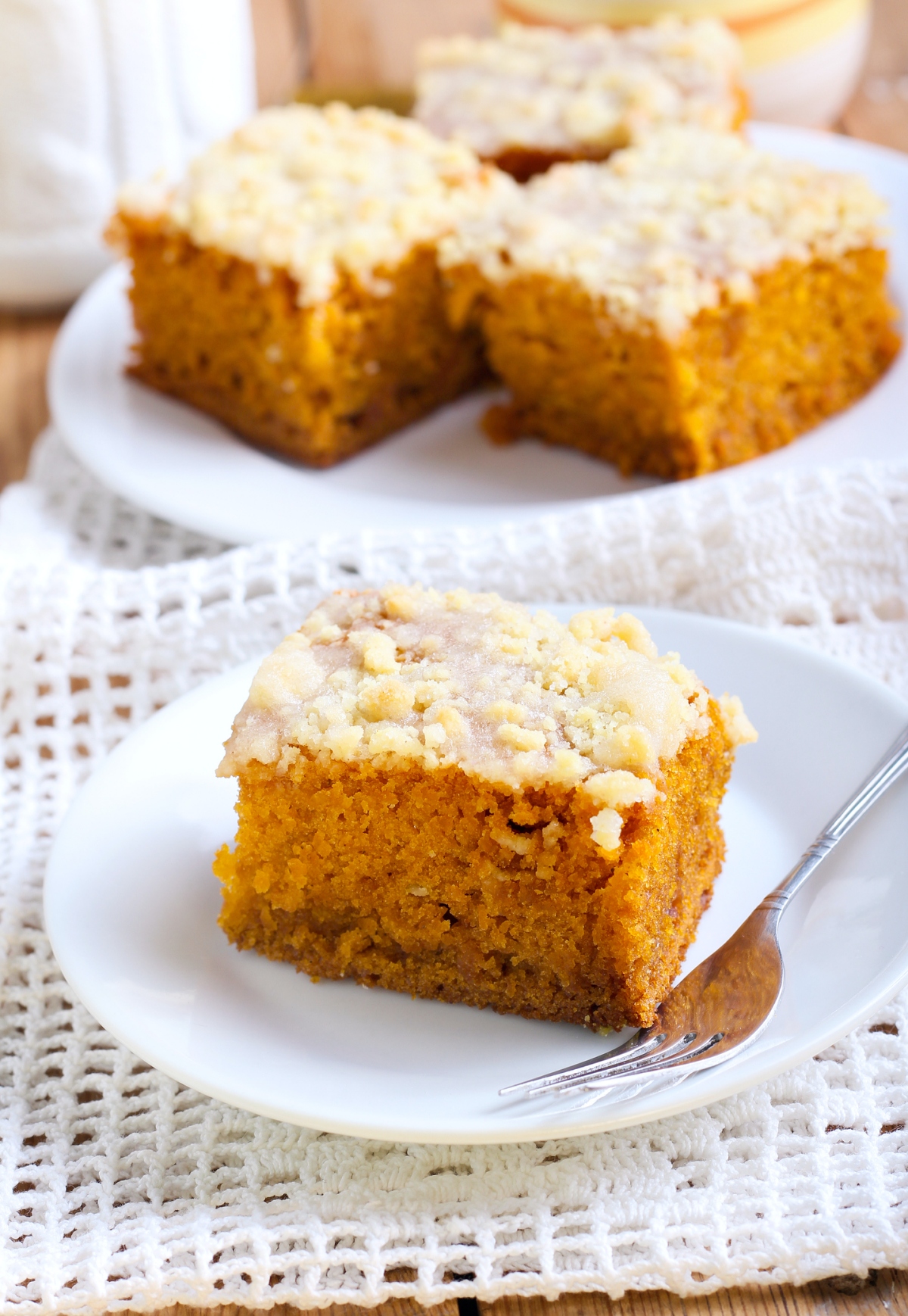 Pumpkin Streusel Coffee Cake