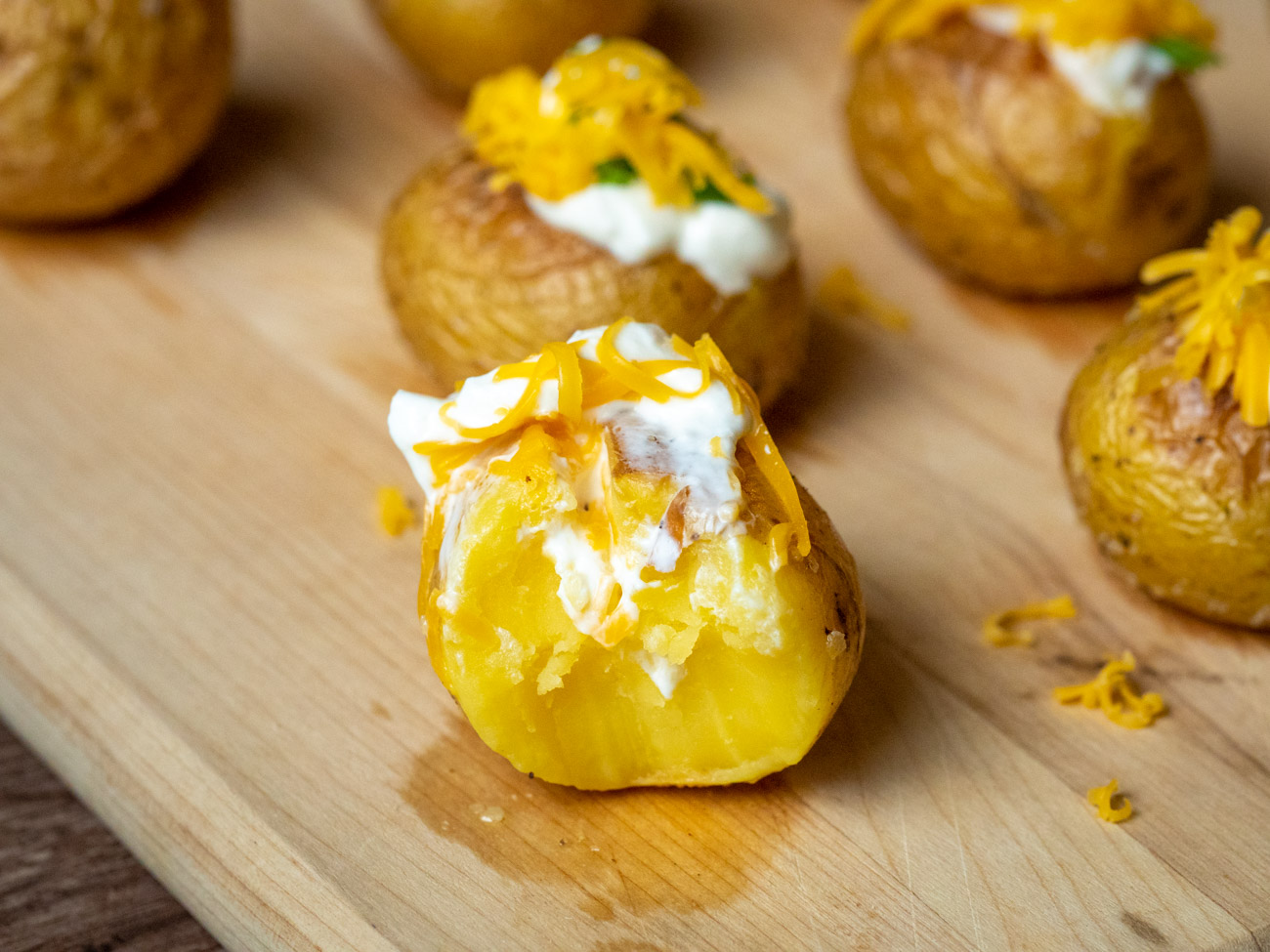 Mini Baked Potatoes
