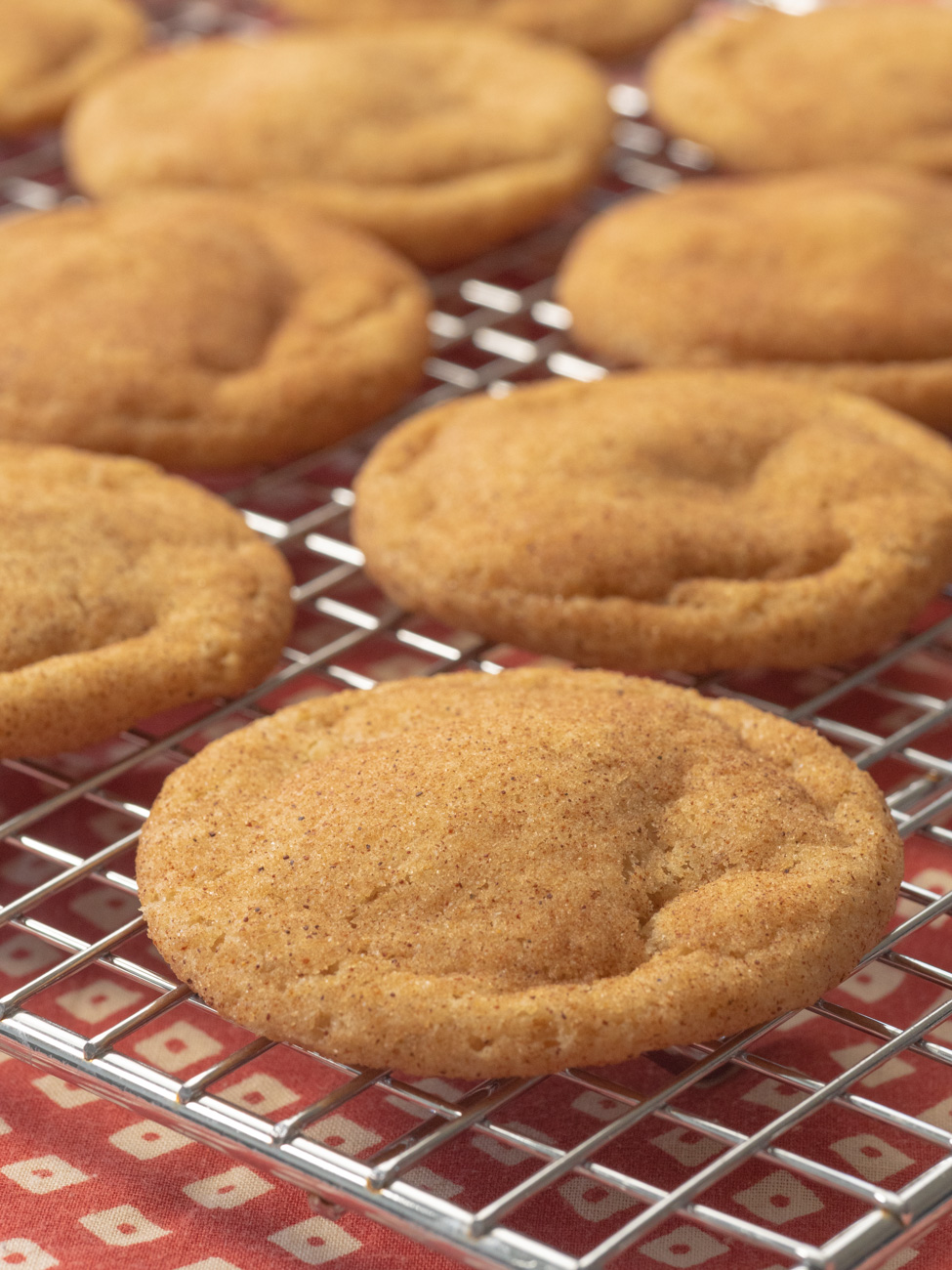 Caramel snickerdoodles