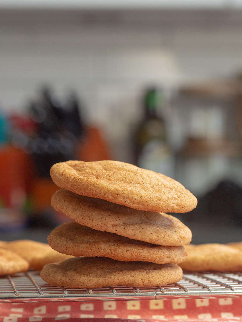 Caramel snickerdoodles