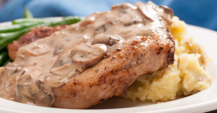 mushroom pork chops
