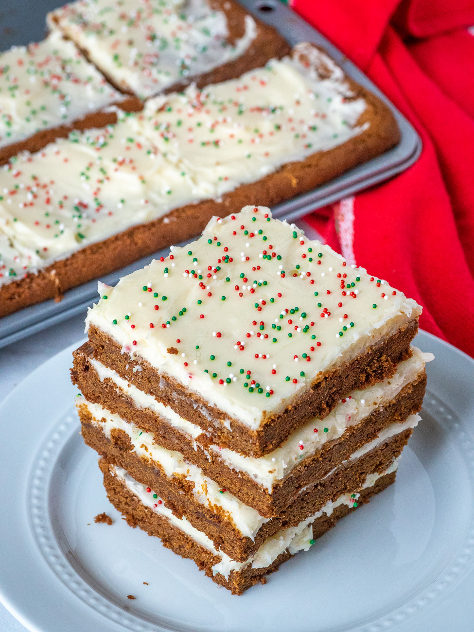 Gingerbread Cookie Bars