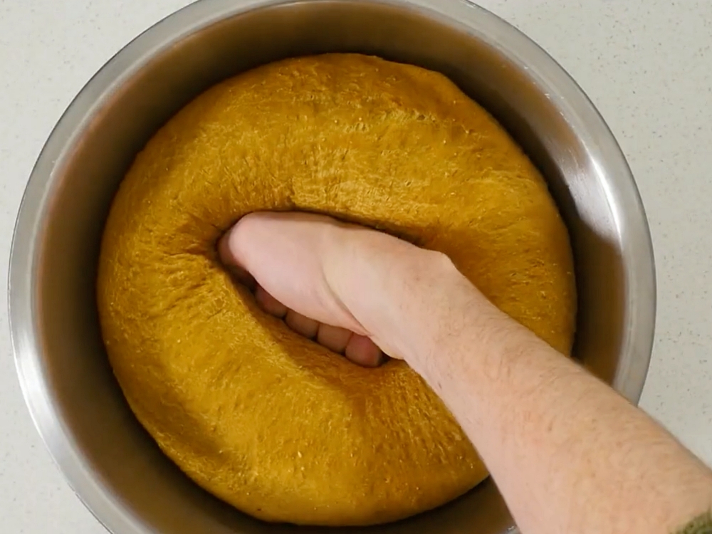 making Anadama Bread