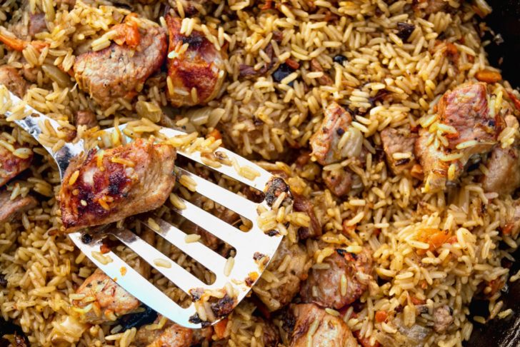 Blueberry BBQ Chicken Rice