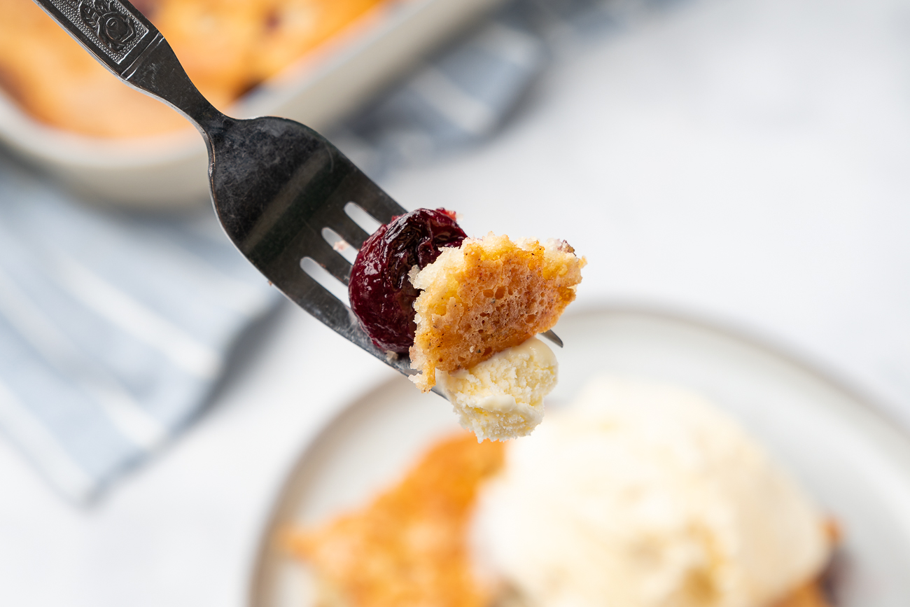 Cherry Almond Cobbler