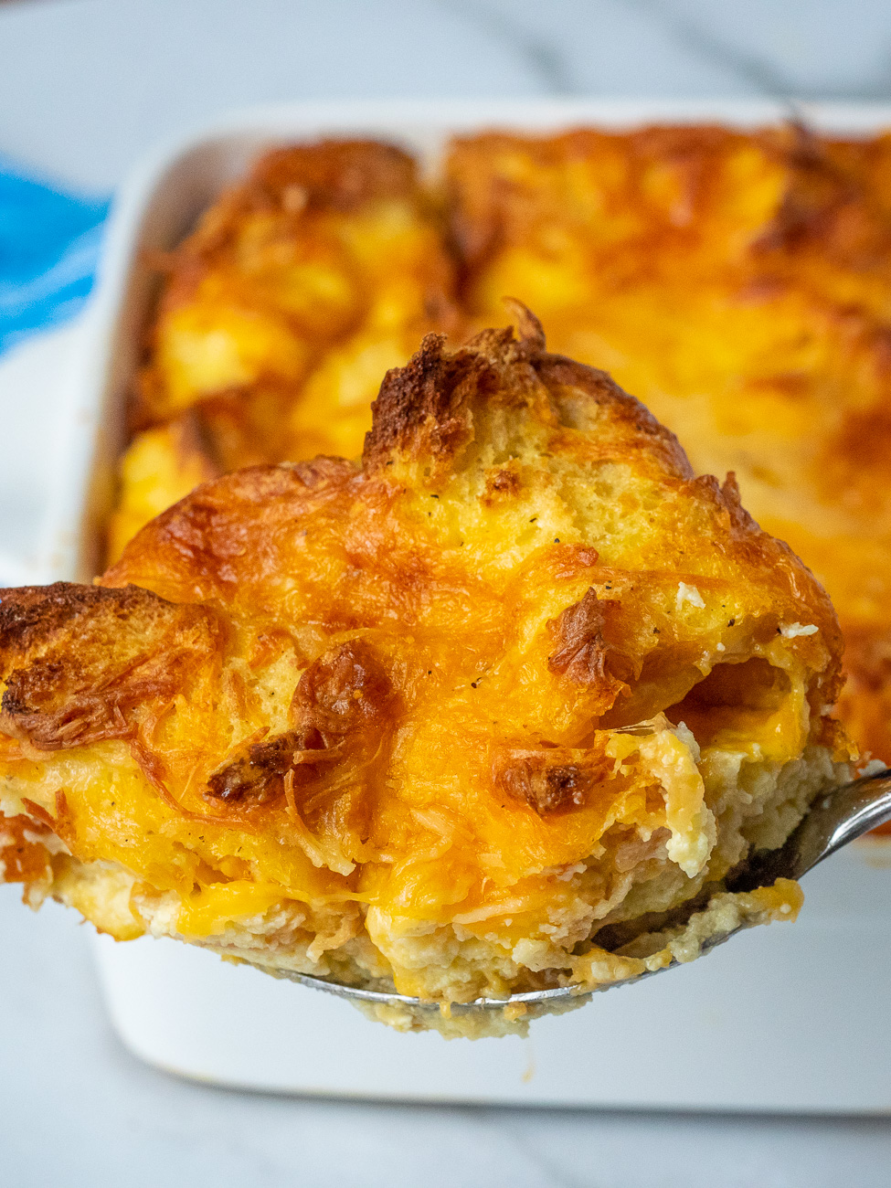 Classic Cheese Strata