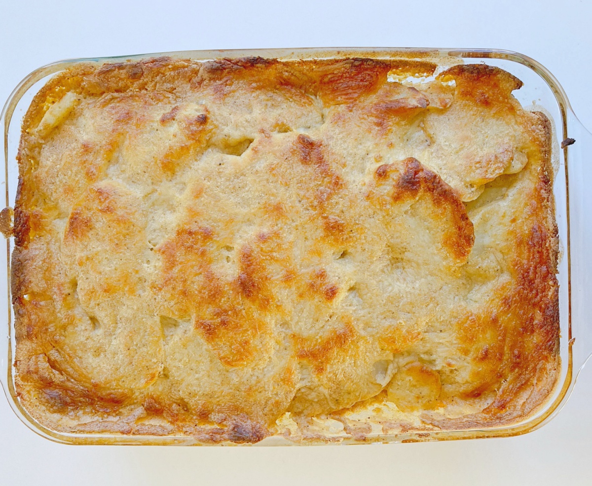 Sausage Potatoes au Gratin