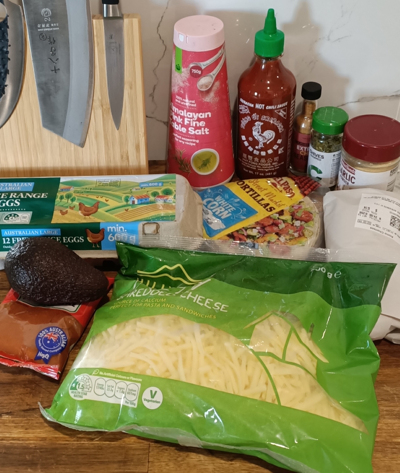 Breakfast Taquito Ingredients