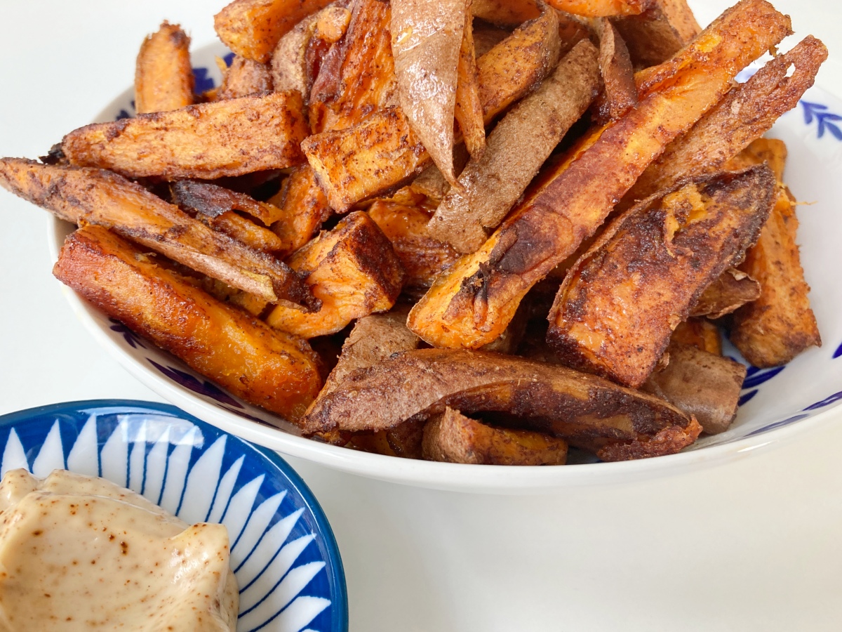 Pumpkin Spice Sweet Potato Fries