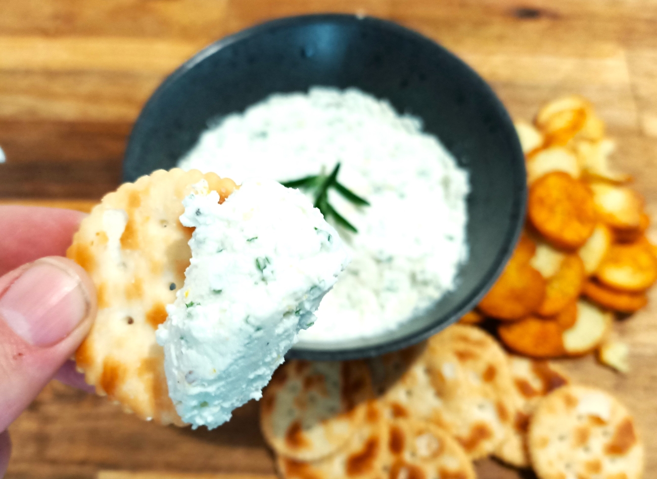 No Cook Goat Cheese Dip Horizontal 1