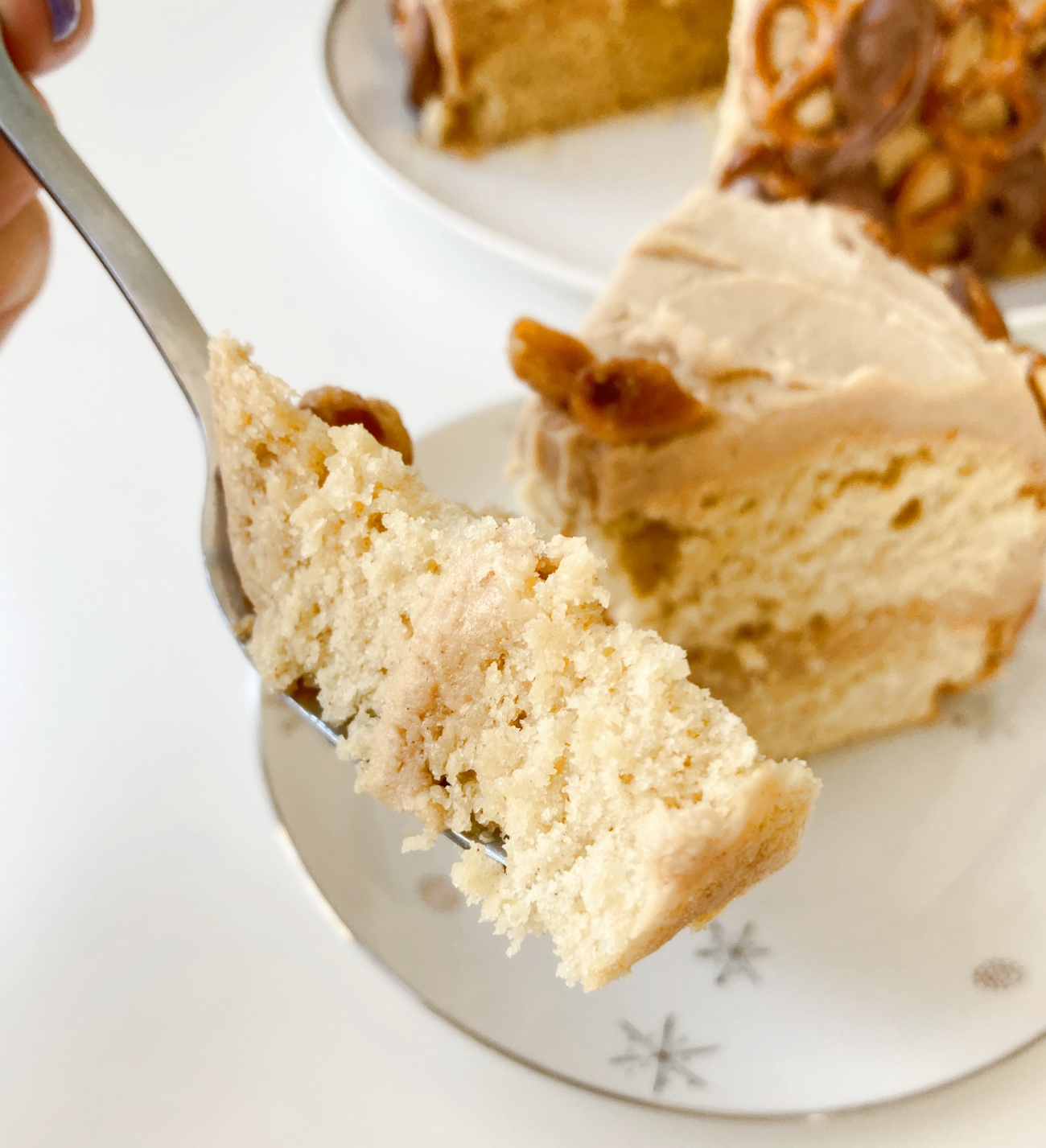 Peanut Butter Pretzel Cake