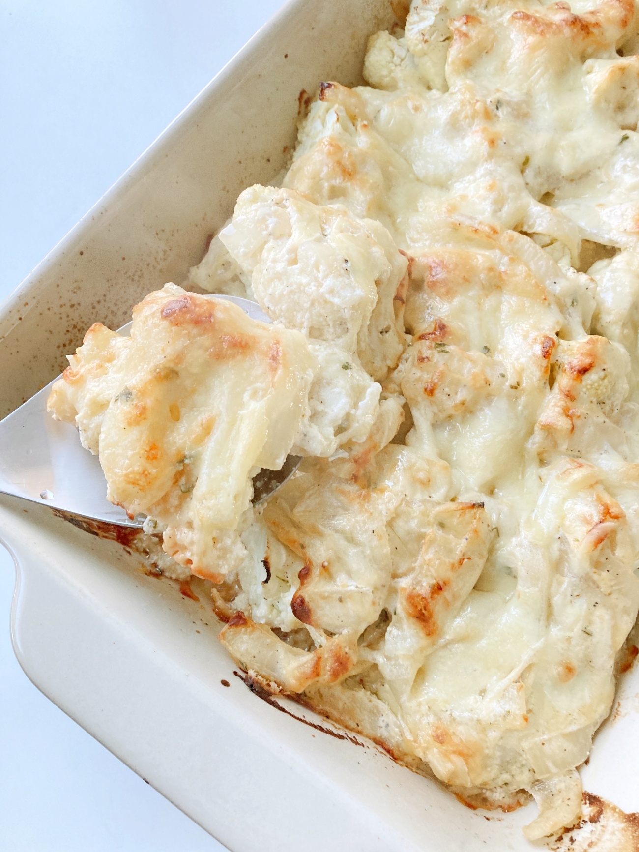 French Onion Cauliflower Bake