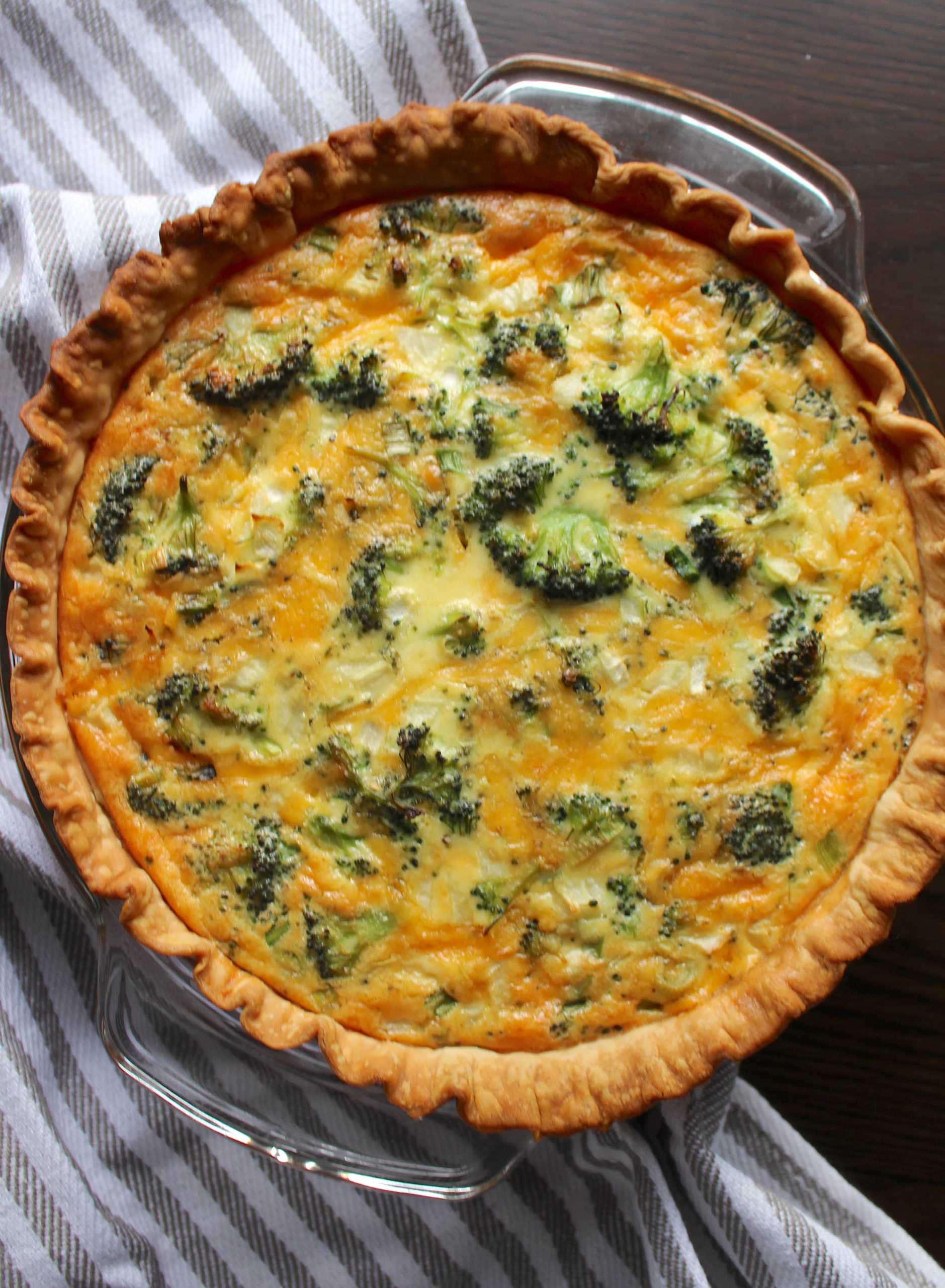 broccoli cheddar quiche 4
