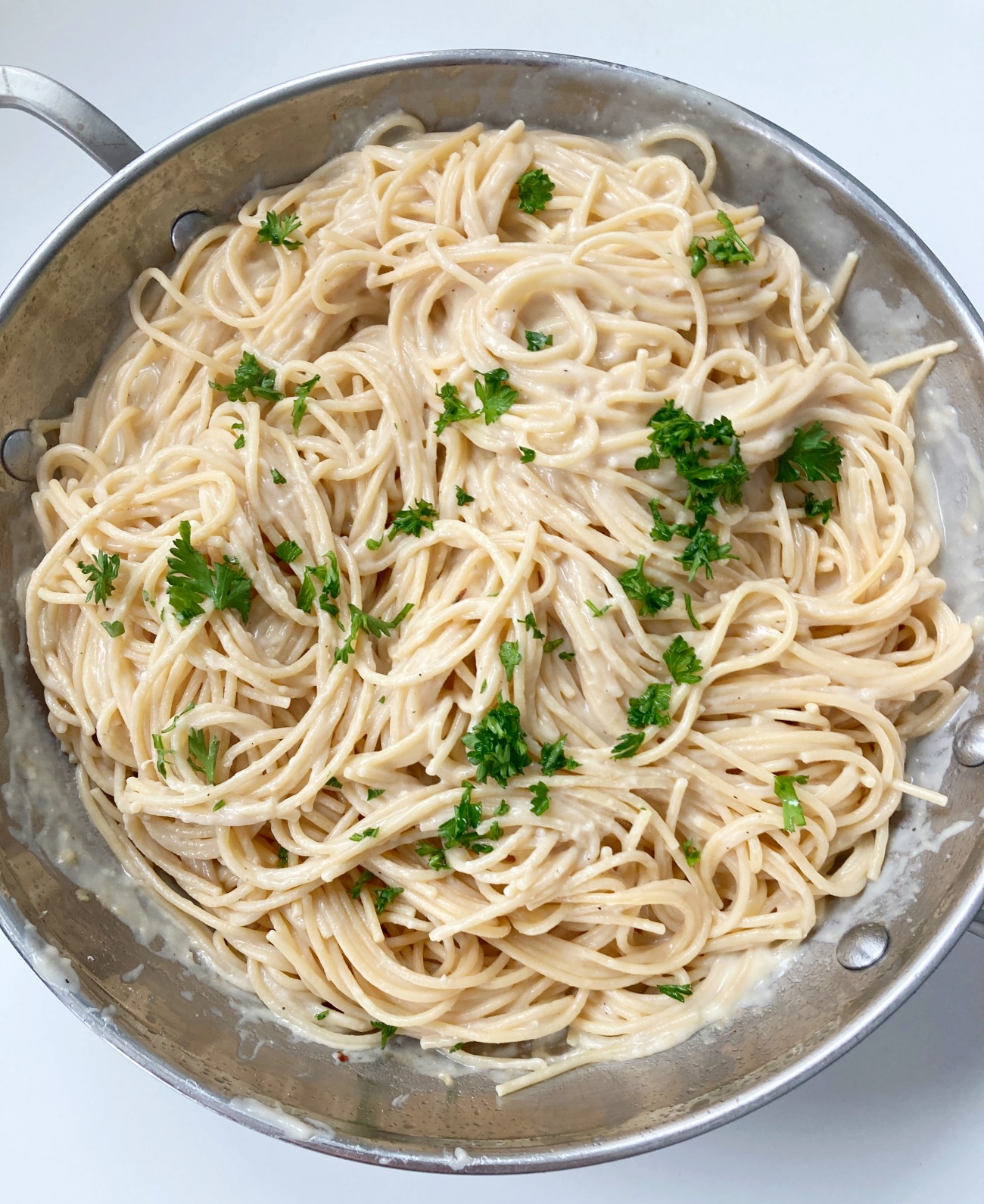 Skinny Pasta Alfredo