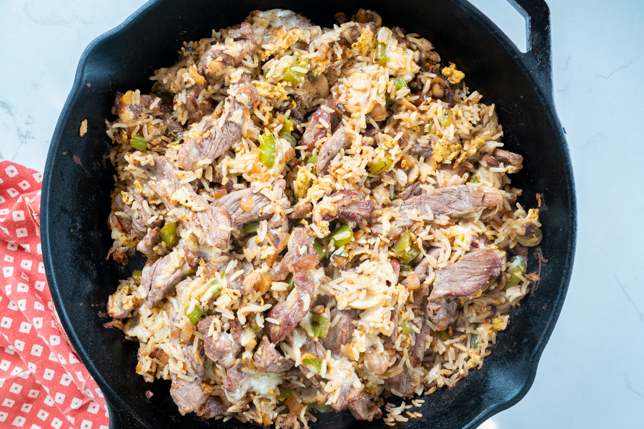 Cheese Steak Fried Rice