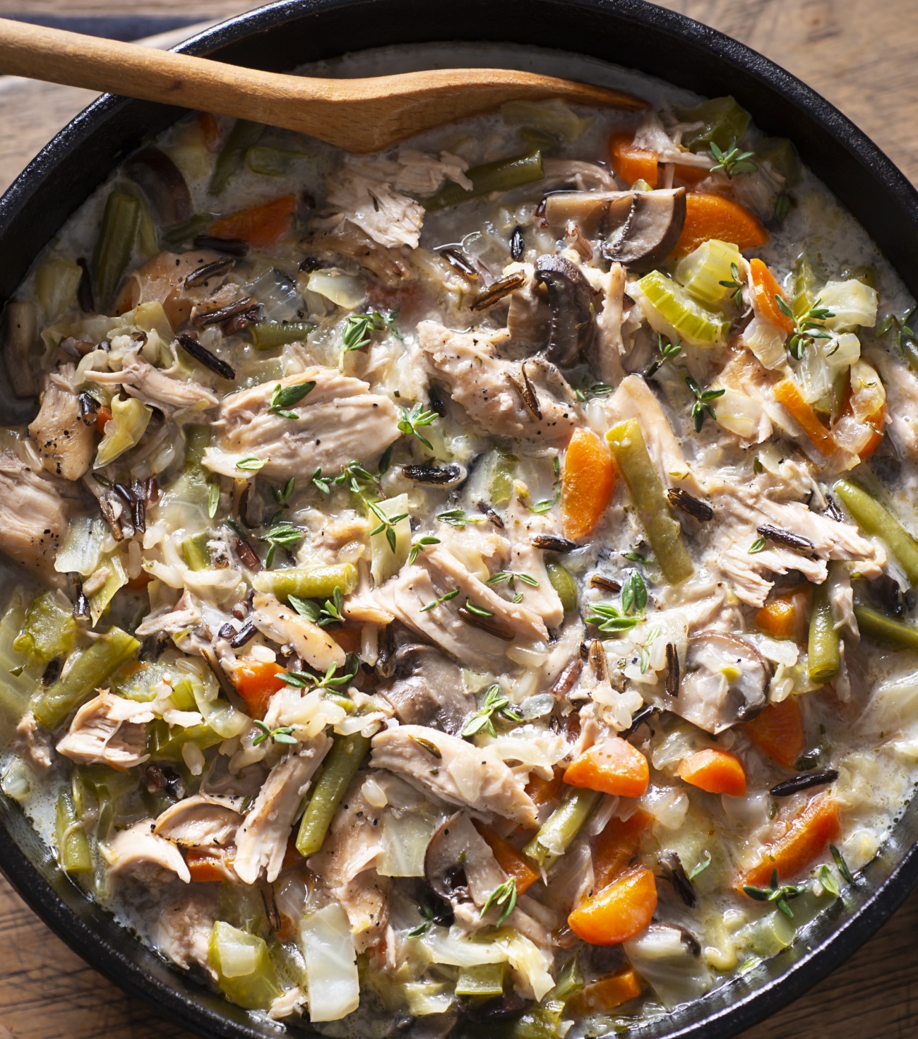 Chicken Wild Rice Soup Vertical 1