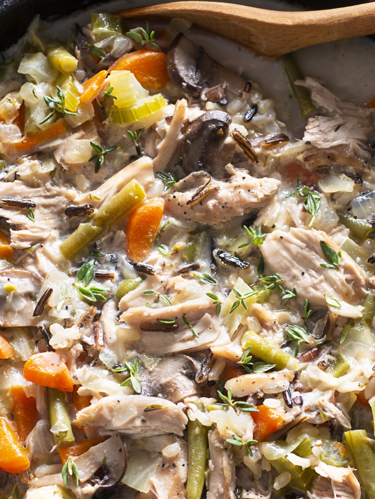 Chicken Wild Rice Soup Vertical 2