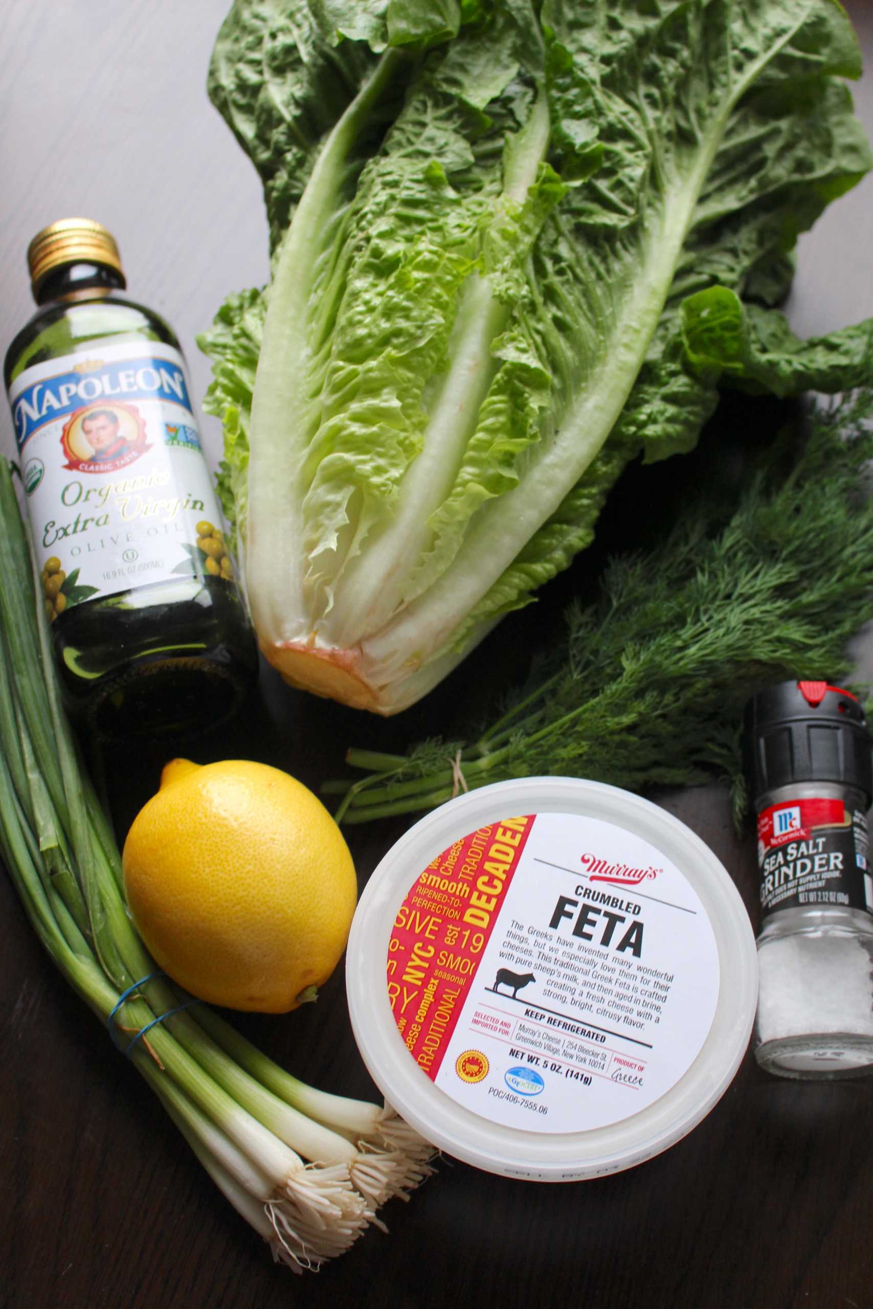 greek lettuce salad 1-min
