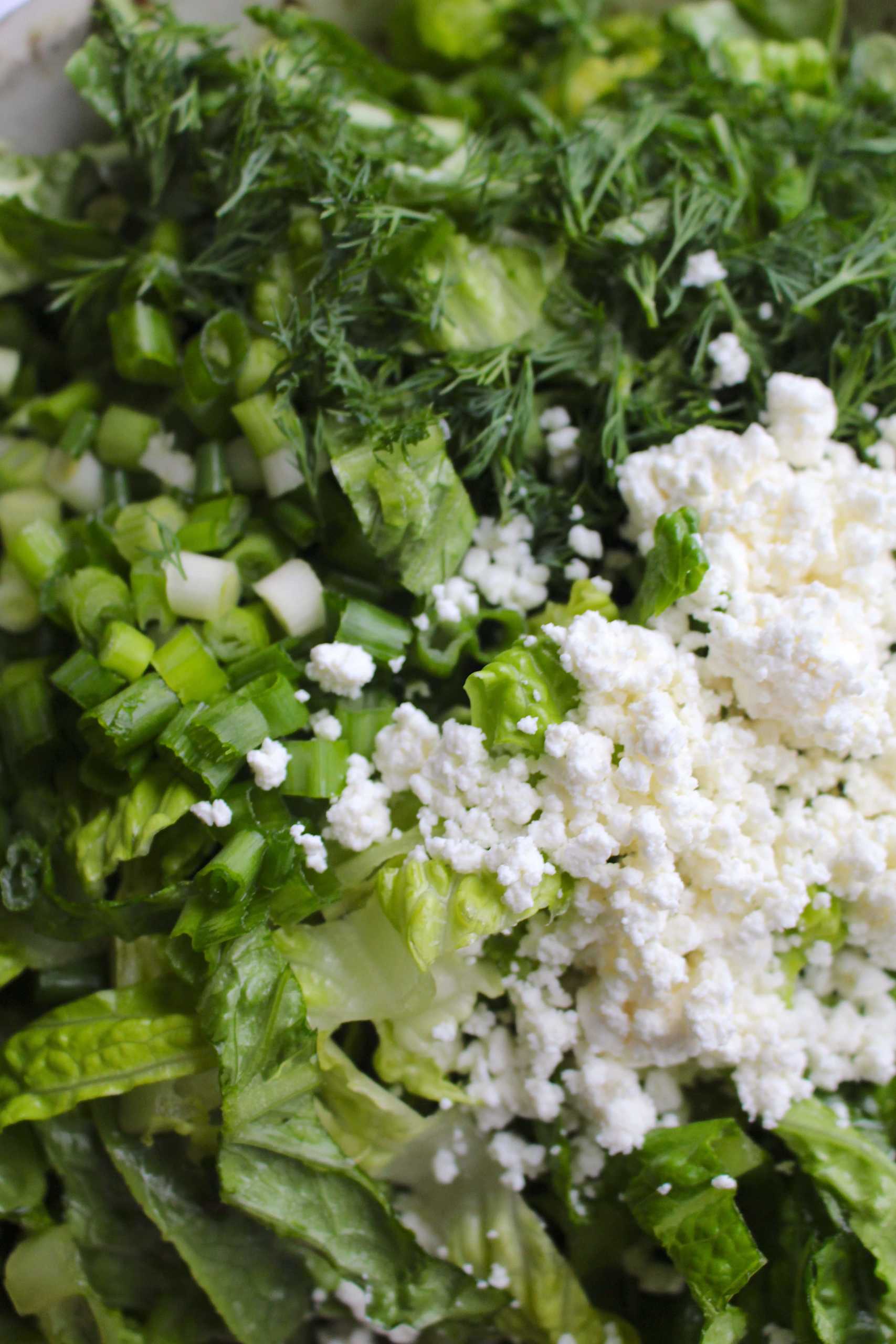 greek lettuce salad 4-min