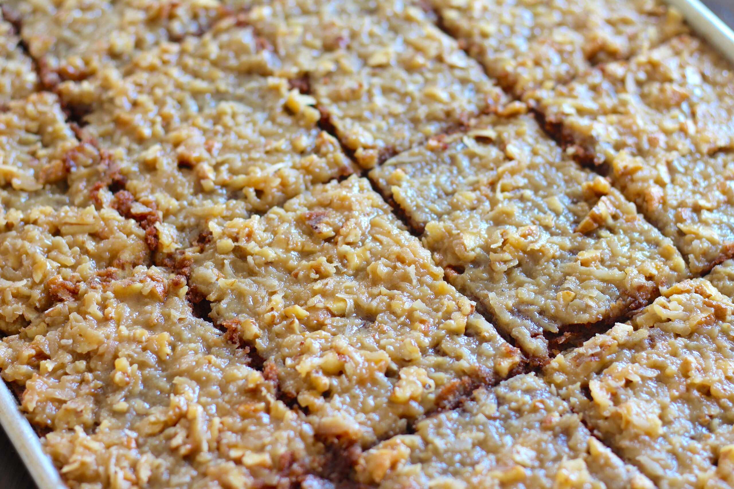 German Chocolate Sheet Cake 3-min