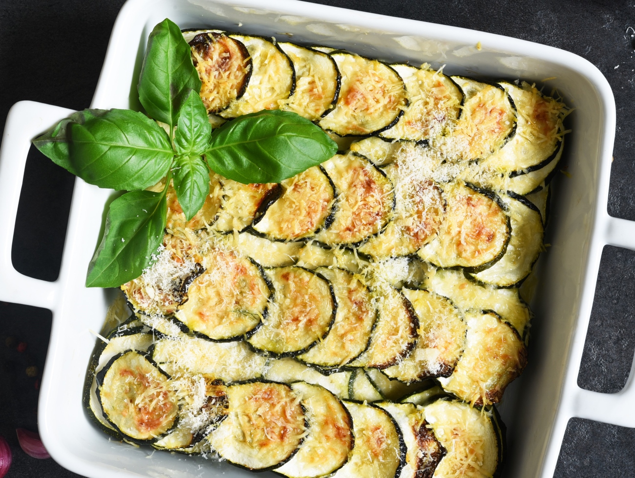 Zucchini Parmesan Casserole Horizontal 1
