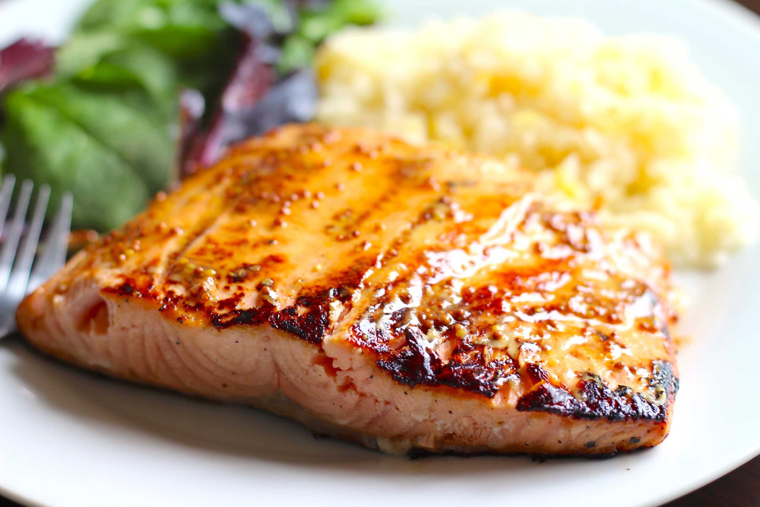 Honey Mustard Salmon 9-min