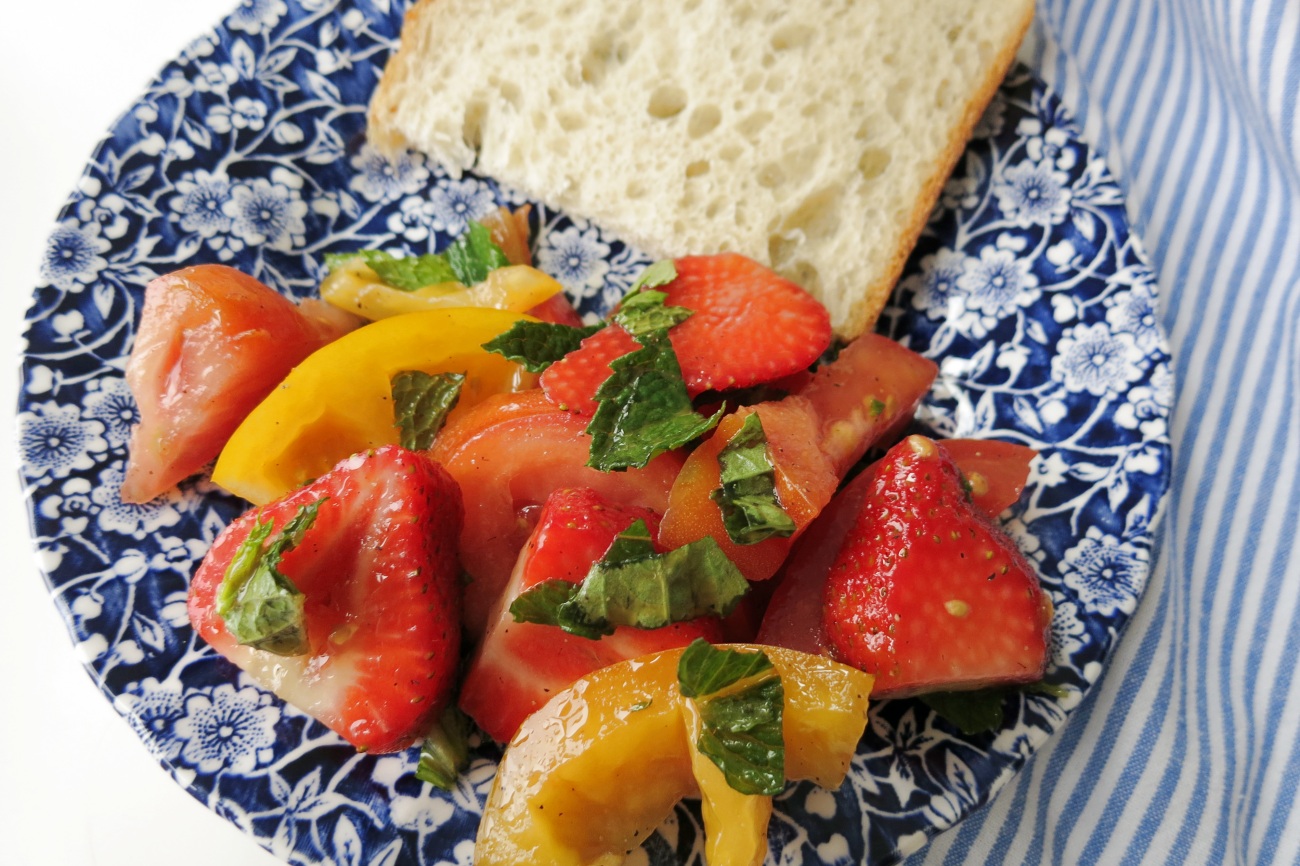 Strawberry Tomato Salad