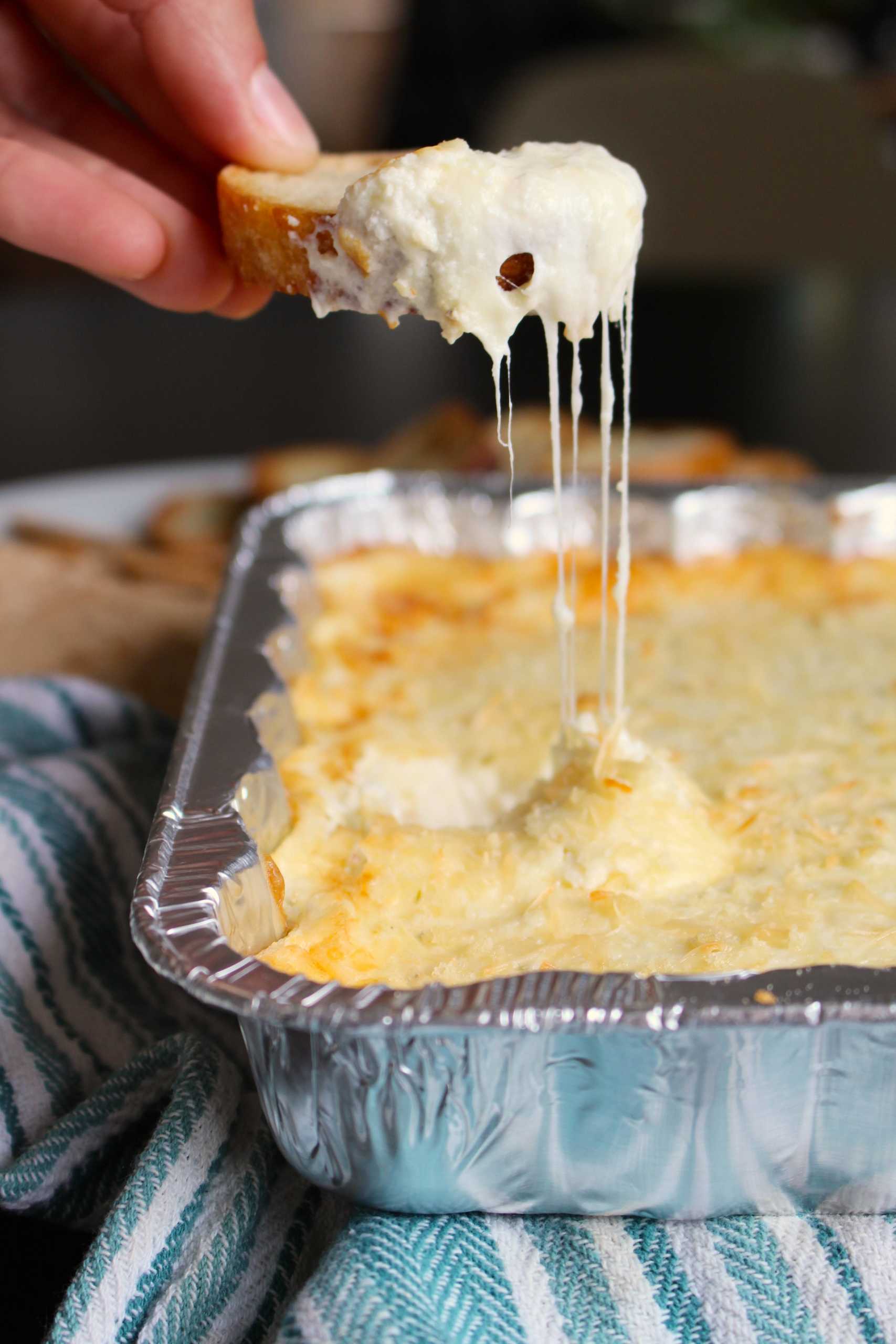 cheesy garlic herb dip