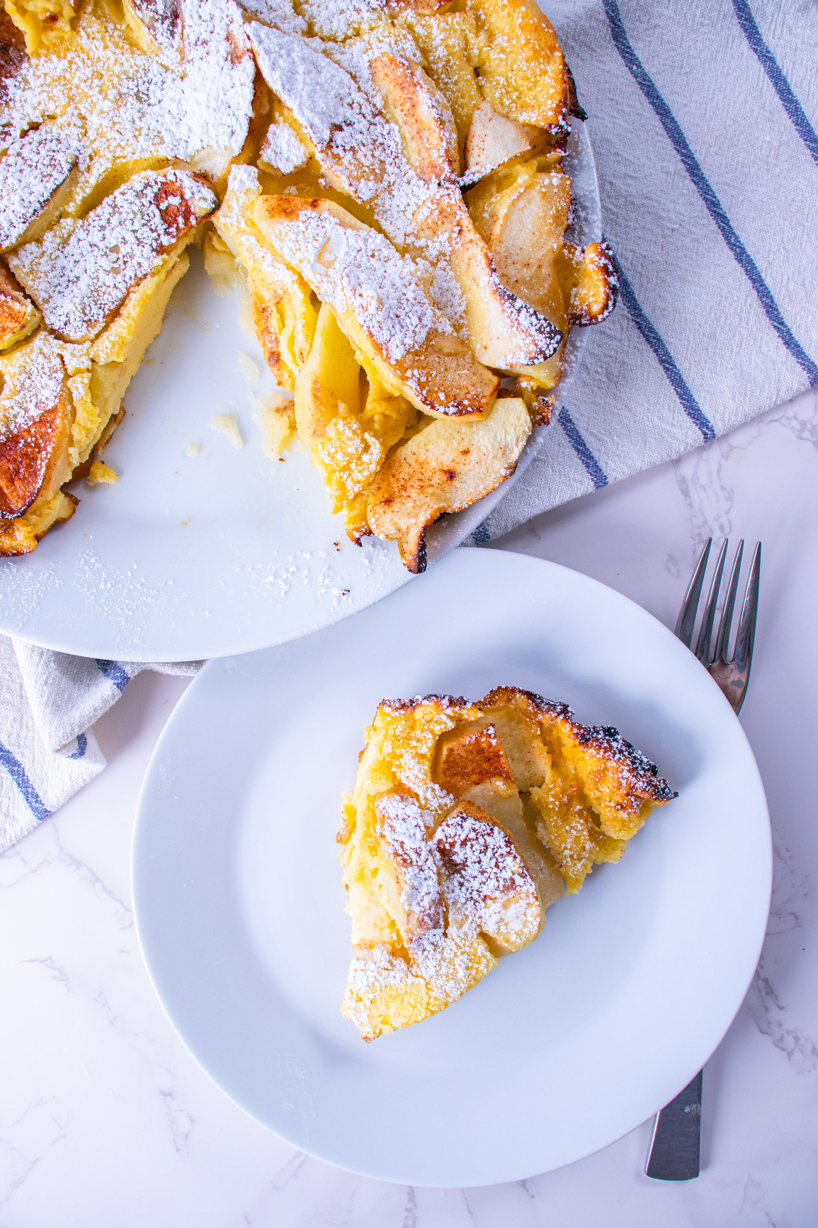 German Baked Apple Pancake