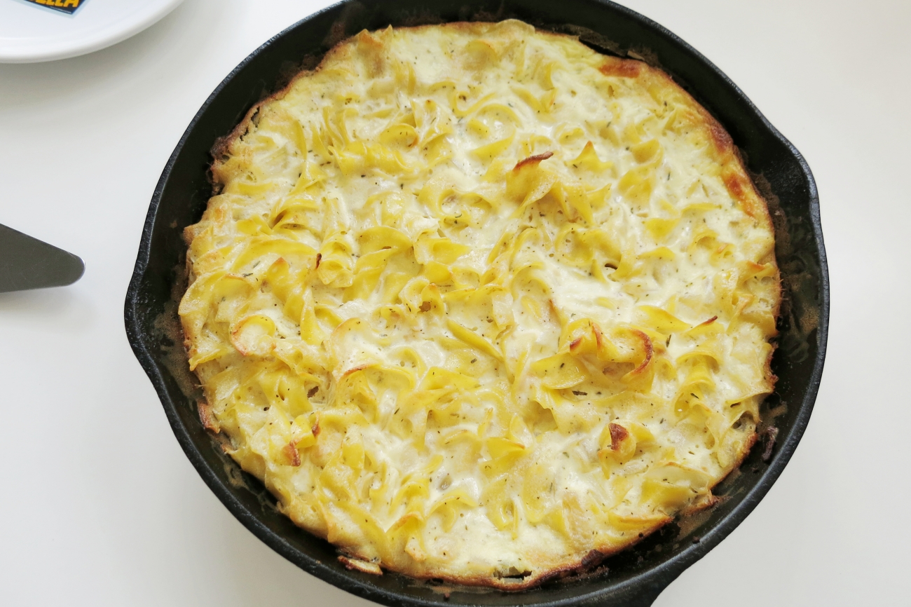 Thyme Lokshen (Savory Kugel)