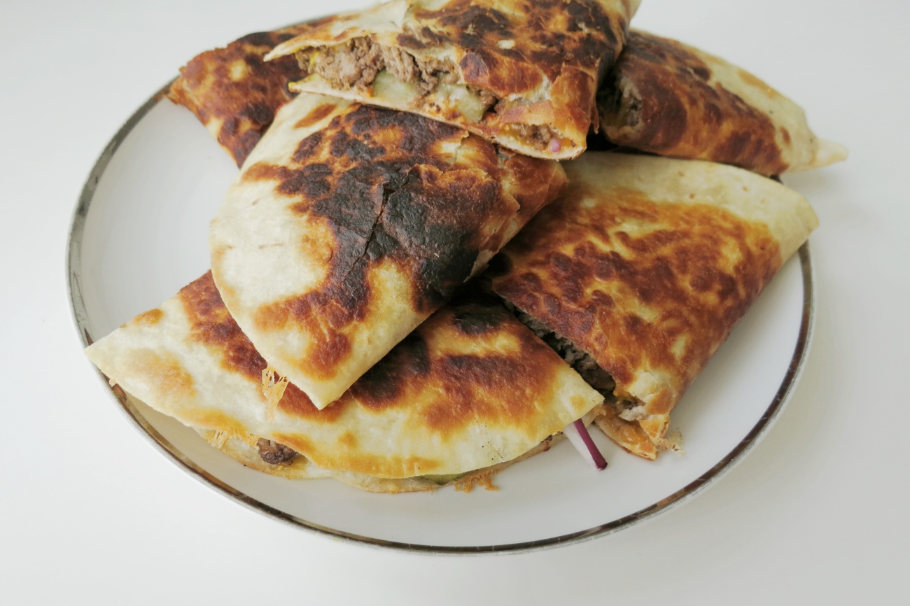 Cheeseburger Quesadillas