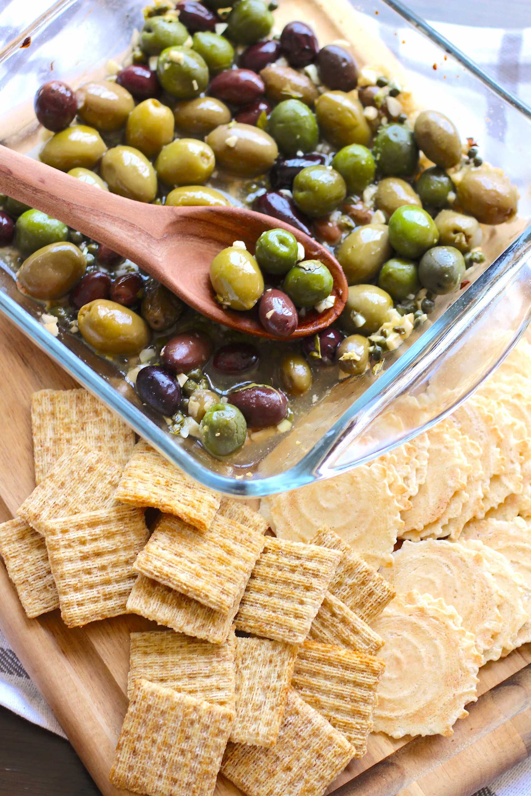 Garlic Roasted Olives 2-min