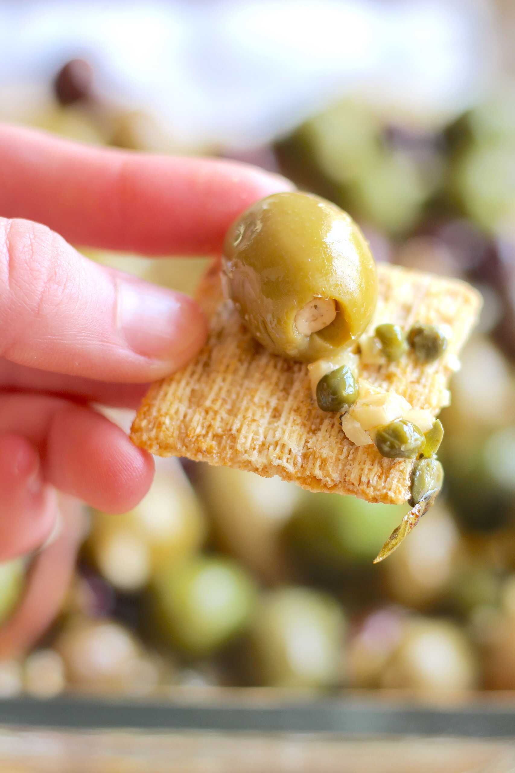 Garlic Roasted Olives 8-min